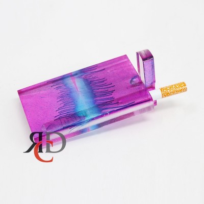 ACRYLIC DUGOUT WITH BAT 4" BIG - DOA12 1CT